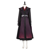 House Of The Dragon Season 2 (2024) Rhaenyra Targaryen Black Red Outfits Cosplay Costume Halloween Carnival Suit