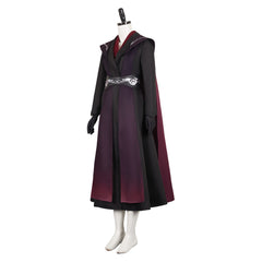 House Of The Dragon Season 2 (2024) Rhaenyra Targaryen Black Red Outfits Cosplay Costume Halloween Carnival Suit