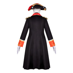 Houshou Marine Black Red Pirate Set Outfits Cosplay Costume Halloween Suit
