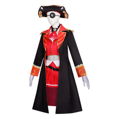 Houshou Marine Black Red Pirate Set Outfits Cosplay Costume Halloween Suit