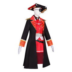 Houshou Marine Black Red Pirate Set Outfits Cosplay Costume Halloween Suit