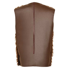 How To Train Your Dragon (2025) Hiccup Brown Fur Vest Cosplay Costume