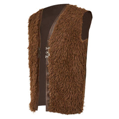 How To Train Your Dragon (2025) Hiccup Brown Fur Vest Cosplay Costume