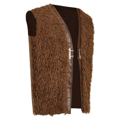 How To Train Your Dragon (2025) Hiccup Brown Fur Vest Cosplay Costume