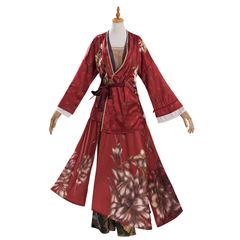 Where Winds Meet (2025) Han Xiangxun Red Set Wuxia Hanfu Outfits Cosplay Costume