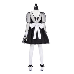 Identity V Scarlet Priestess Black Maid Dress Outfits Cosplay Costume