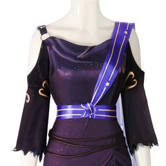 Identity V Yog-Sothoth Priestess Purple Dress Set Outfits Cosplay Costume