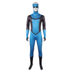Invincible Season 3 (2025) Mark Grayson Blue Black Jumpsuit Outfits Cosplay Costume