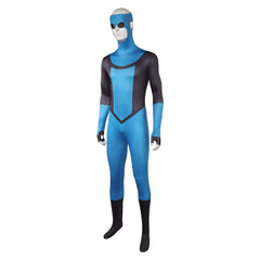 Invincible Season 3 (2025) Mark Grayson Blue Black Jumpsuit Outfits Cosplay Costume