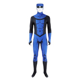 Invincible Season 3 (2025) Mark Grayson Blue Muscle Print Jumpsuit Outfits Cosplay Costume