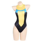Invincible Season 3 (2025) Mark Grayson Blue Yellow Swimsuit Outfits Cosplay Costume