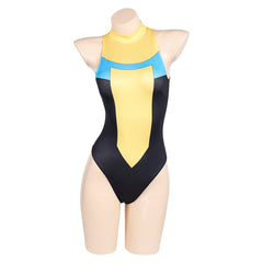 Invincible Season 3 (2025) Mark Grayson Blue Yellow Swimsuit Outfits Cosplay Costume