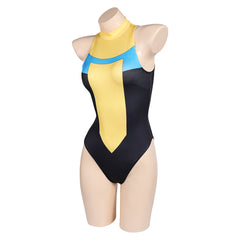 Invincible Season 3 (2025) Mark Grayson Blue Yellow Swimsuit Outfits Cosplay Costume