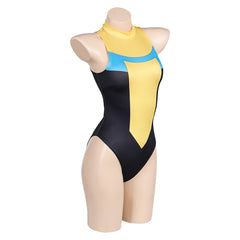 Invincible Season 3 (2025) Mark Grayson Blue Yellow Swimsuit Outfits Cosplay Costume