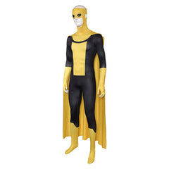 Invincible Season 3 (2025) Mark Grayson Yellow Black Jumpsuit Outfits Cosplay Costume