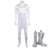 Invincible Season 3 (2025) Viltrum Mark Viltrumite Uniform White Jumpsuit Outfits Cosplay Costume