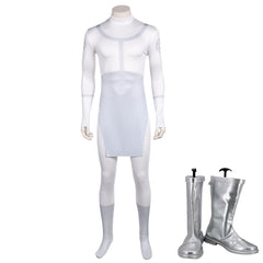 Invincible Season 3 (2025) Viltrum Mark Viltrumite Uniform White Jumpsuit Outfits Cosplay Costume