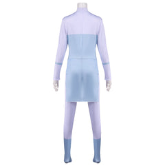 Invincible Season 4 (2026) Anissa White Blue Jumpsuit Viltrumite Outfits Cosplay Costume