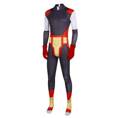 Invincible Season 4 (2026) Battle Beast Black Jumpsuit Set Outfits Cosplay Costume