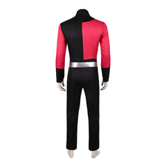 Invincible Season 4 (2026) Captain Pikell Red Black Jumpsuit Set Outfits Cosplay Costume