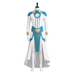 Invincible Season 4 (2026) Emperor Mark White Blue Jumpsuit Outfits Cosplay Costume
