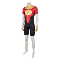Invincible Season 4 (2026) Oliver Grayson Kid Omni Man Red Jumpsuit Outfits Cosplay Costume