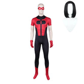 Invincible Season 4 (2026) Oliver Grayson Red Black Jumpsuit Set Outfits Cosplay Costume