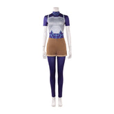 Invincible Season 4 (2026) Tech Jacket Zoe Blue Brown Set Outfits Cosplay Costume