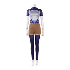 Invincible Season 4 (2026) Tech Jacket Zoe Blue Brown Set Outfits Cosplay Costume