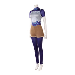 Invincible Season 4 (2026) Tech Jacket Zoe Blue Brown Set Outfits Cosplay Costume