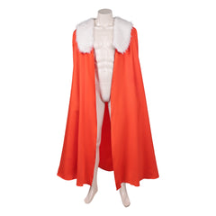 Invincible Season 4 (2026) Thragg Fur Collar Red Cloak Outfits Cosplay Costume