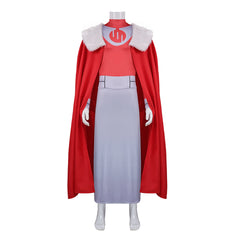 Invincible Season 4 (2026) Thragg Grand Regent Red Cloak Dress Set Outfits Cosplay Costume