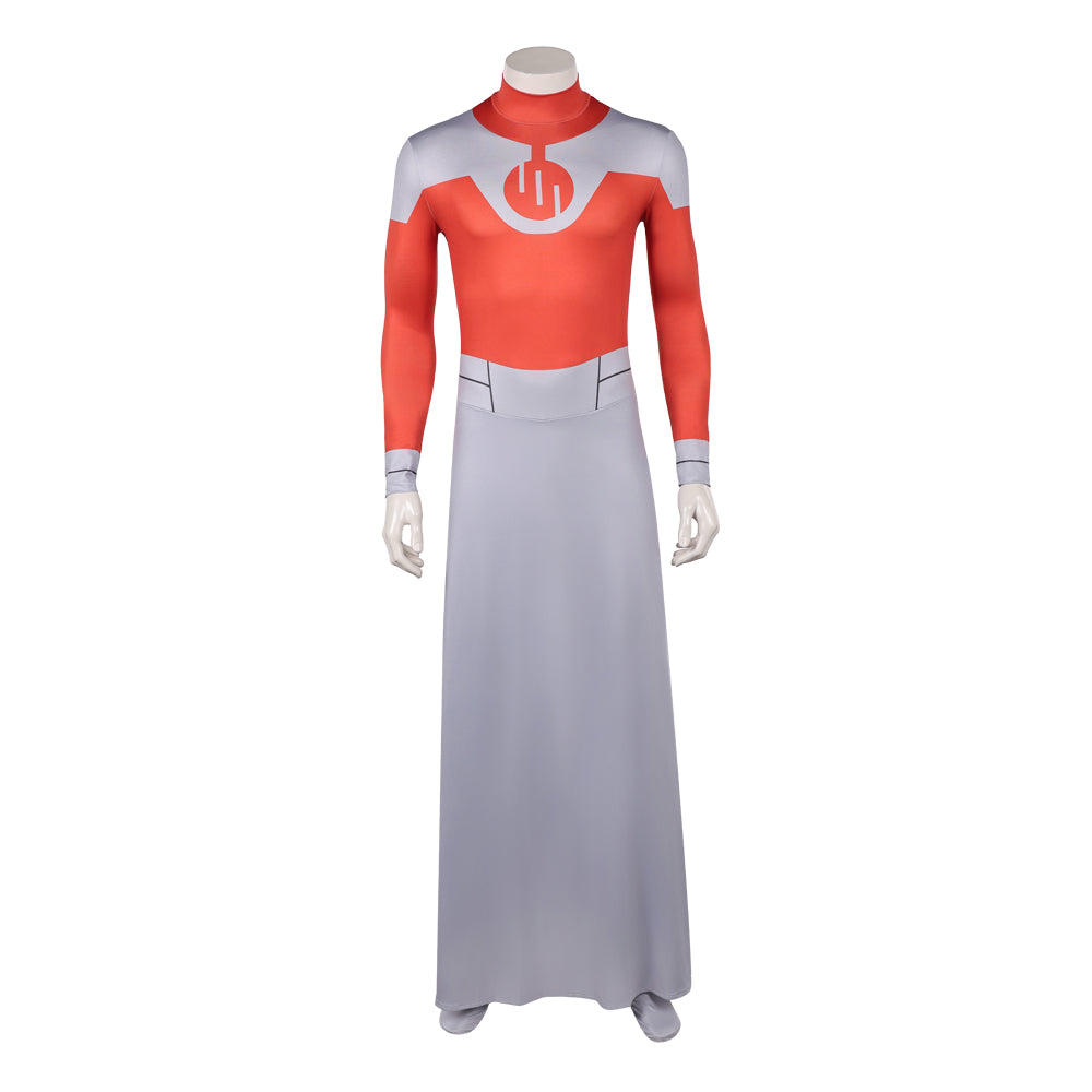 Invincible Season 4 (2026) Thragg Red Gray Jumpsuit Outfits Cosplay Costume