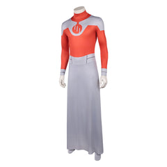 Invincible Season 4 (2026) Thragg Red Gray Jumpsuit Outfits Cosplay Costume