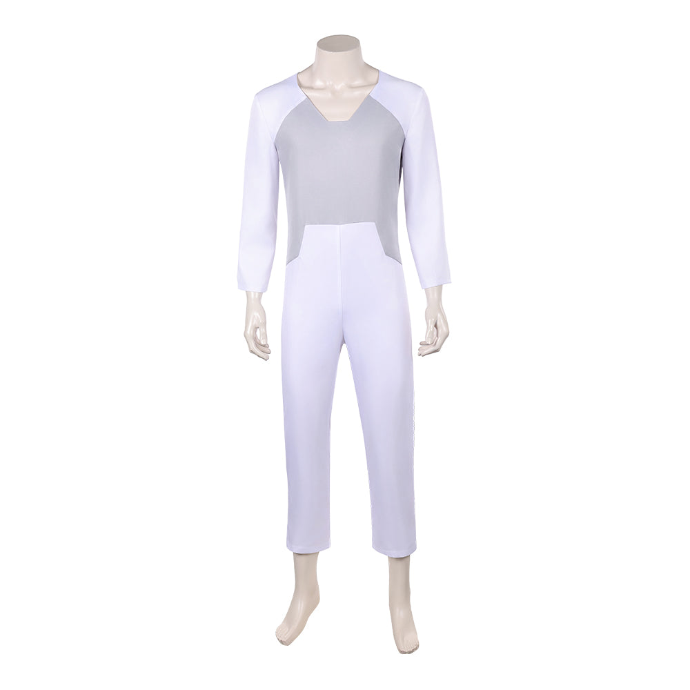 Invincible Season 4 (2026) Thragg White Gray Viltrumite Jumpsuit Cosplay Costume