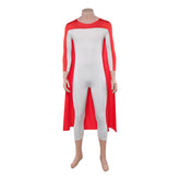 Invincible Season 4 (2026) Thragg White Jumpsuit Red Cloak Set Outfits Cosplay Costume