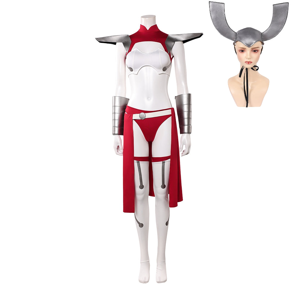 Invincible Season 4 (2026) Universa Red White Set Outfits Cosplay Costume