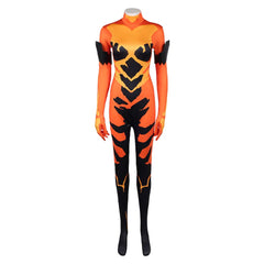 Invincible Season 4 (2026) Volcanikka Red Black Jumpsuit Outfits Cosplay Costume