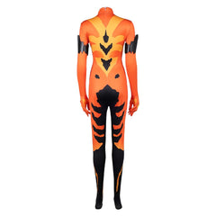 Invincible Season 4 (2026) Volcanikka Red Black Jumpsuit Outfits Cosplay Costume