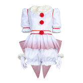 It: Welcome To Derry (2025) Pennywise Female Version White Outfits Halloween Cosplay Costume