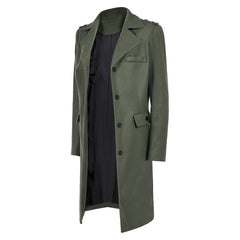 John Wick Ballerina (2025) Eve Macarro Rooney Green Coat Jacket Cosplay Costume