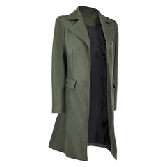John Wick Ballerina (2025) Eve Macarro Rooney Green Coat Jacket Cosplay Costume