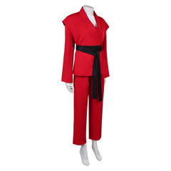 John Wick Ballerina (2025) Eve Macarro Rooney Red Taekwondo Set Outfits Cosplay Costume