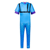 Johnny Joestar Blue Hoodie Set Outfits Cosplay Costume Halloween Carnival Suit