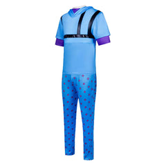 Johnny Joestar Blue Hoodie Set Outfits Cosplay Costume Halloween Carnival Suit