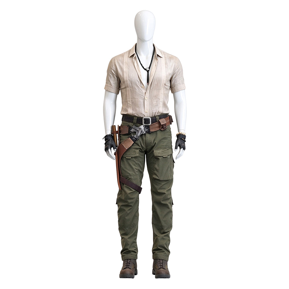 Jumanji: Open World (2026) Dr. Smolder Bravestone Shirt Pants Set Outfits Cosplay Costume - Pre-order