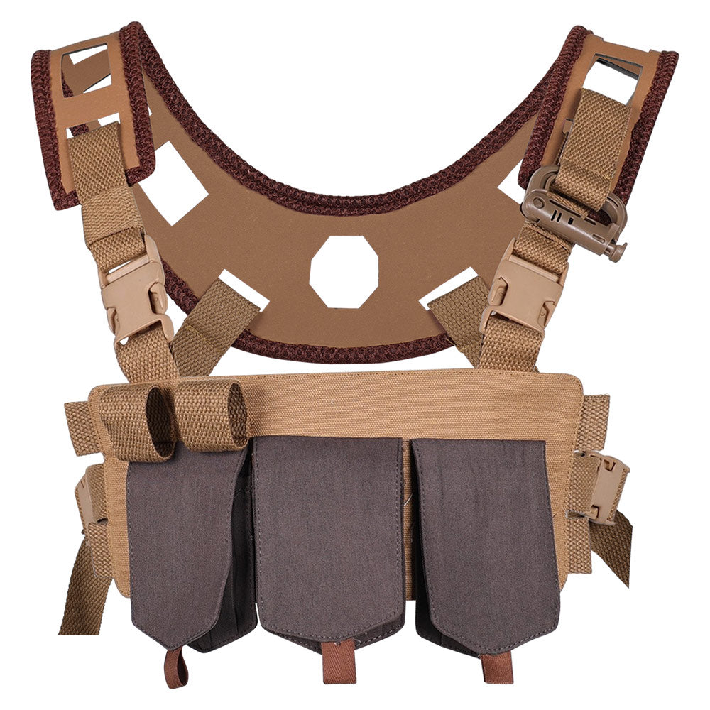 Jurassic World: Rebirth (2025) Zora Bennett Brown Chest Bag Fanny Pack Cosplay Accessories Props