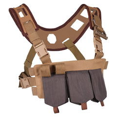 Jurassic World: Rebirth (2025) Zora Bennett Brown Chest Bag Fanny Pack Cosplay Accessories Props