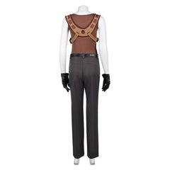 Jurassic World: Rebirth (2025) Zora Bennett Brown Tank Top Set Outfits Cosplay Costume