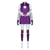 Justice League vs. Teen Titans Starfire Purple Dress Set Outfits Cosplay Costume